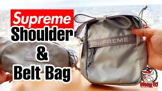 Supreme Shoulder amp Belt Bag Silver FW22 [upl. by Gardener]