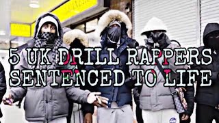 5 UK DRILL RAPPERS SENTENCED TO LIFE IN PRISON [upl. by Aer]