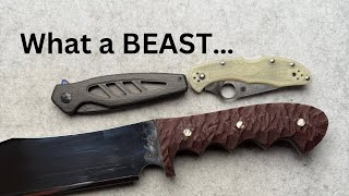 The Khukri House Norseman Knife Review [upl. by Mackenzie805]