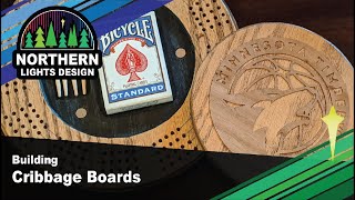 Building Custom Wolves Cribbage Board [upl. by Kriste]