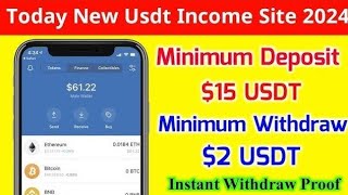 New Usdt Shopping Mall  Best Usdt Earning Platform Free Usdt Income Website Usdt Eran Website 2024 [upl. by Auqenes]