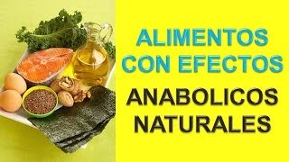 Alimentos Anabolicos Naturales  Alimentos Para Los Musculos [upl. by Assiruam494]