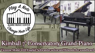 Kimball 7 Viennese Conservatory Grand Piano  Sound Demo [upl. by Lincoln188]