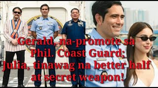 Gerald napromote sa Phil Coast Guard Julia proud na proud [upl. by Nerra793]