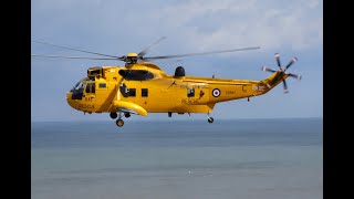 RAF Seaking on a rescue at Whitby Now long gone [upl. by Munmro737]