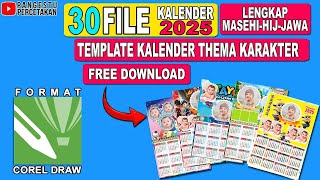 TEMPLATE KALENDER 2025  DOWNLOAD TEMPLATE KALENDER TERBARU [upl. by Best]