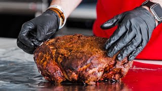 Smoked Pulled Pork Shoulder Recipe with Dark Bark [upl. by Moulton]