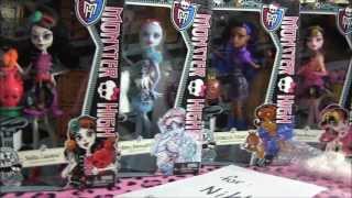 MONSTER HIGH ART CLASS DOLLS PACKAGE ARRIVAL VIDEO  D [upl. by Ingamar]