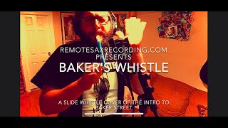 Baker Street but the intro is on slide whistle  Sax Cover [upl. by Silver20]