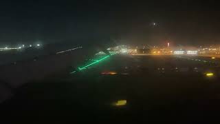 Night Qatar Airways B7879 Landing at Doha Hamad International Airport [upl. by Martin]