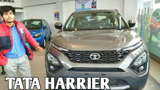 TATA HARRIER XZ GREY COLOUR REVIEW IN HINDI 2019 [upl. by Thorstein]