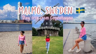 Day trip from Copenhagen Denmark to Malmo Sweden [upl. by Dnama]