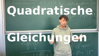 Quadratische Gleichungen [upl. by Georgina]