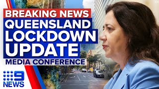 QLD Premier announces lockdown changes  Coronavirus  9 News Australia [upl. by Nigrom]