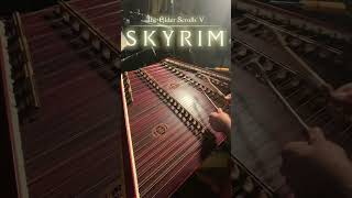 Skyrim quotDragonbornMain Themequot  Hammered Dulcimer [upl. by Qiratla]