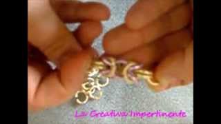 Chain maille Tutorial  Maglia Bizantina  DIY Byzantine [upl. by Amehsyt]