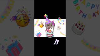 Its my birthday 🥳 🎂❤️viral gacha [upl. by Aztilay]