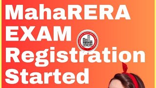 MAHARERA EXAM REGISTRATION [upl. by Ignacia]