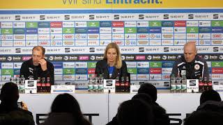 Pressekonferenz nach dem 31Sieg gegen den FSV Zwickau [upl. by Adnara]