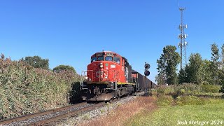 CN L5756105 w CN SD402W 5317  Wyandotte MI 9524 [upl. by Sashenka]