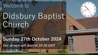 DBC Sunday Worship 27th October 2024 [upl. by Jeffries]