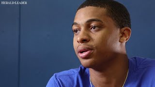 UKs Keldon Johnson talks about what drives him to play so hard [upl. by Eirak]