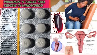 TABLET FOR IRREGULARHEAVYPAINFULPERIODSPROBLEMSPRIMOLUT N TABLET REVIEW IN HINDI URDU [upl. by Mandle]