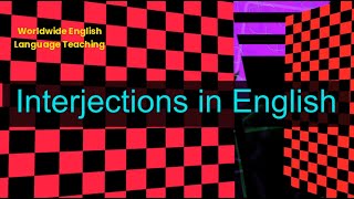 Interjections in English Unit 5N Level A2 [upl. by Letsirc]