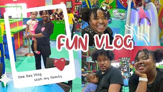 What its like inside an INDOOR PLAYGROUND  Family Vlog [upl. by Nerrej630]