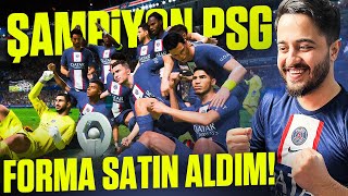 PSG FORMASI SATIN ALDIM UÄUR GETÄ°RDÄ° KUPA TÃ–RENÄ° DÃœZENLEDÄ°K Fifa 23 Oyuncu Kariyeri [upl. by Hudnut]