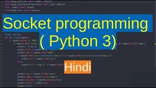 Python socket programming 2  Hindi [upl. by Ariam178]