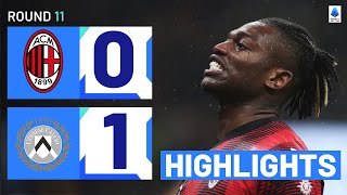 MILANUDINESE 01  HIGHLIGHTS  Pereyra shocks the Rossoneri  Serie A 202324 [upl. by Yrojram]