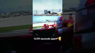 Closest F1 finish ever 🫡😮🔥 f1 edit formula1 fy fyp viral formula1edit [upl. by Ecnarrot]