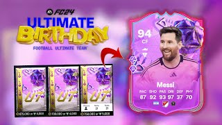 The Ultimate 94 FUT Birthday Messi Pack Opening with 20000 FC Points [upl. by Alrep]