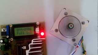 Step Motor High rpm Test [upl. by Mabelle]