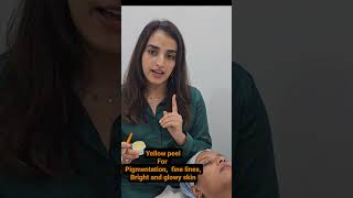 Yellow Peel For Brightening At Klear Skin And Hair Clinic chemicalpeel brightenin [upl. by Trabue851]