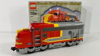 LEGO Trains  LEGO Santa Fe Super Chief Limited Edition Set Review [upl. by Hagi823]