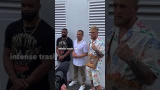 Heartwarming moment at Jake Paul vs Tyron Woodley event shorts [upl. by Yrtneg859]