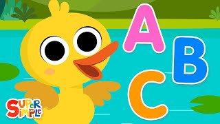 ABC Quack  Super Simple ABCs  Kids Alphabet Songs [upl. by Freddie683]