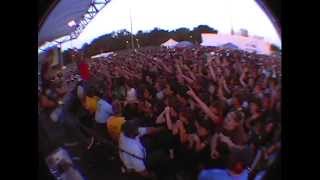 Underoath  Warped tour fullerton CA 20040702 security guard fight [upl. by Persons]