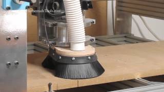 CNC Router Dust Collection ShoeSkirt [upl. by Stanton715]