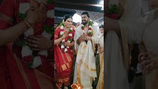 Malavika Jayaram amp Navaneeth  wedding  Jayaram daughter  wedding bestweddingphotographerskochi [upl. by Ydnim]