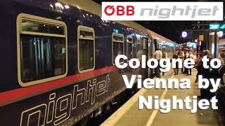 Cologne to Vienna by Nightjet sleeper train [upl. by Lleneg58]