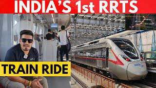 RRTS Train Ride  Delhi Meerut RRTS  rslive  4K [upl. by Burg]