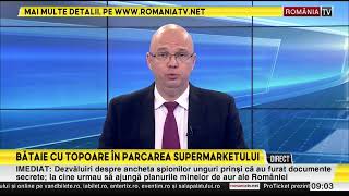 Bataie cu topoare in parcarea unui supermarket [upl. by Hawker]