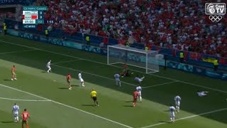 Argentina Vs Morocco U23 Highlights 2 2 Goals  Paris Olympics 2024 Gemes  ArgvsMrco Highlights [upl. by Sapienza701]