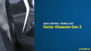 Goodyear Vector 4Seasons Gen3 Aqua Control Teknolojisi [upl. by Aken113]