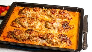 Deftige SCHNITZELPIZZA  Partyrezept Low Carb [upl. by Nanreit]