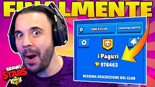 Cambio nome e apro il CLUB i Paguri su BRAWL STARS [upl. by Meehar]