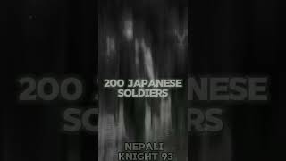 THE GREAT LACHHIMAN GURUNG🇳🇵🗿VS 200 JAPANESE SOLDIER viral edit nepal gorkha [upl. by Kciredor]